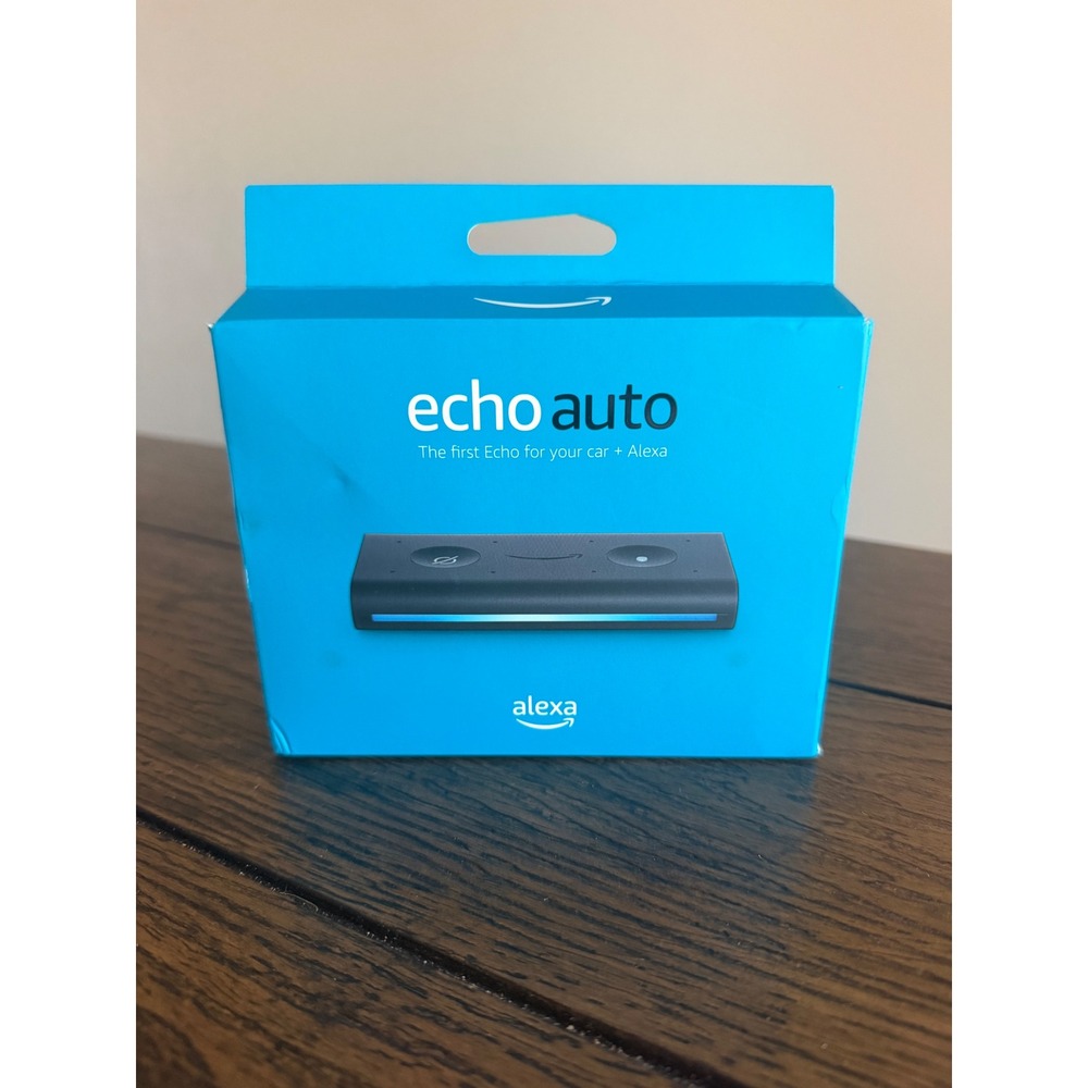 Amazon Echo Auto Car Alexa Hands-Free OS Black New Smart Vehicle Assistant